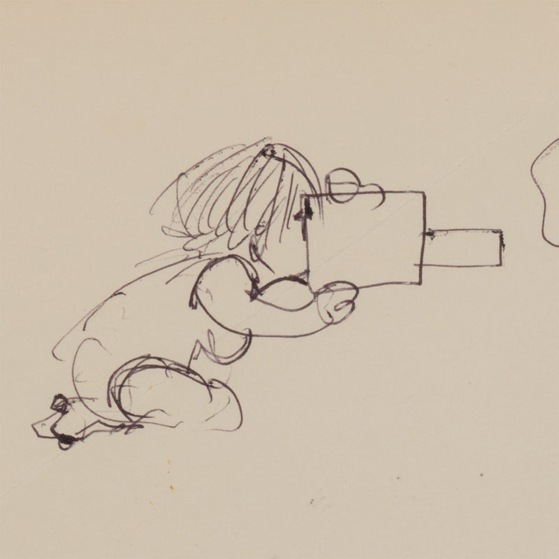 JOYCE WIELAND "SUPER 8" DRAWING