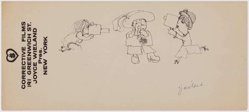 JOYCE WIELAND "SUPER 8" DRAWING