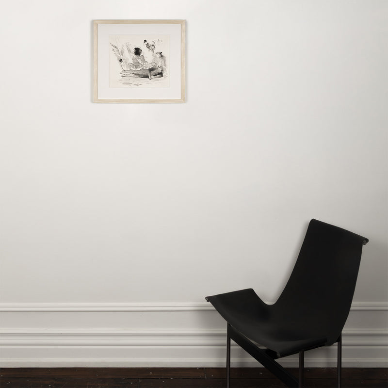 JOYCE WIELAND "STUDY WITH ANGELS" c. 1980
