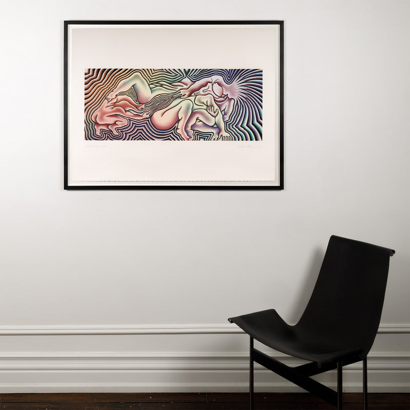 judy chicago the birth trinity the birth project 1980s 1985 feminist art feminist artist iconic feminism american psychedellic artwork print limited edition multiple portfolio women artists 