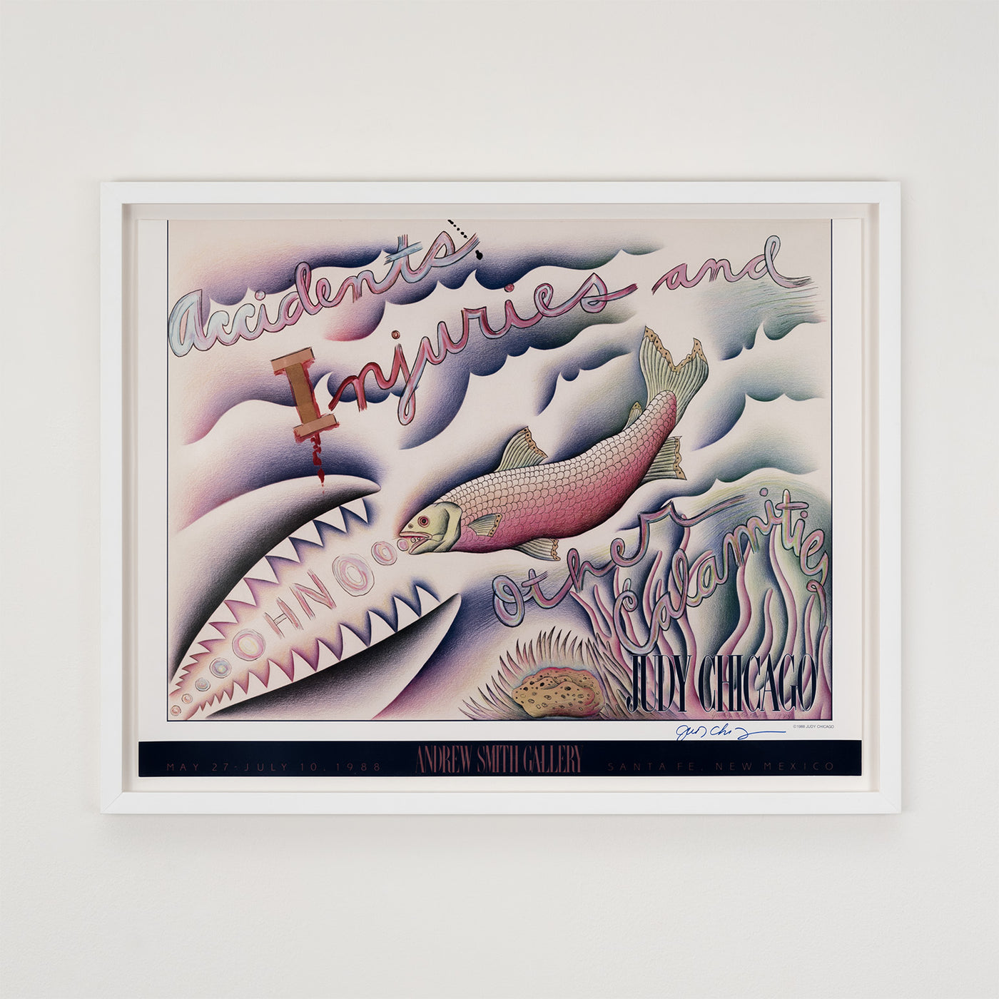 ジュディス ガイガー JUDITH  「Coris Fish」大作 JUDY CHICAGO 