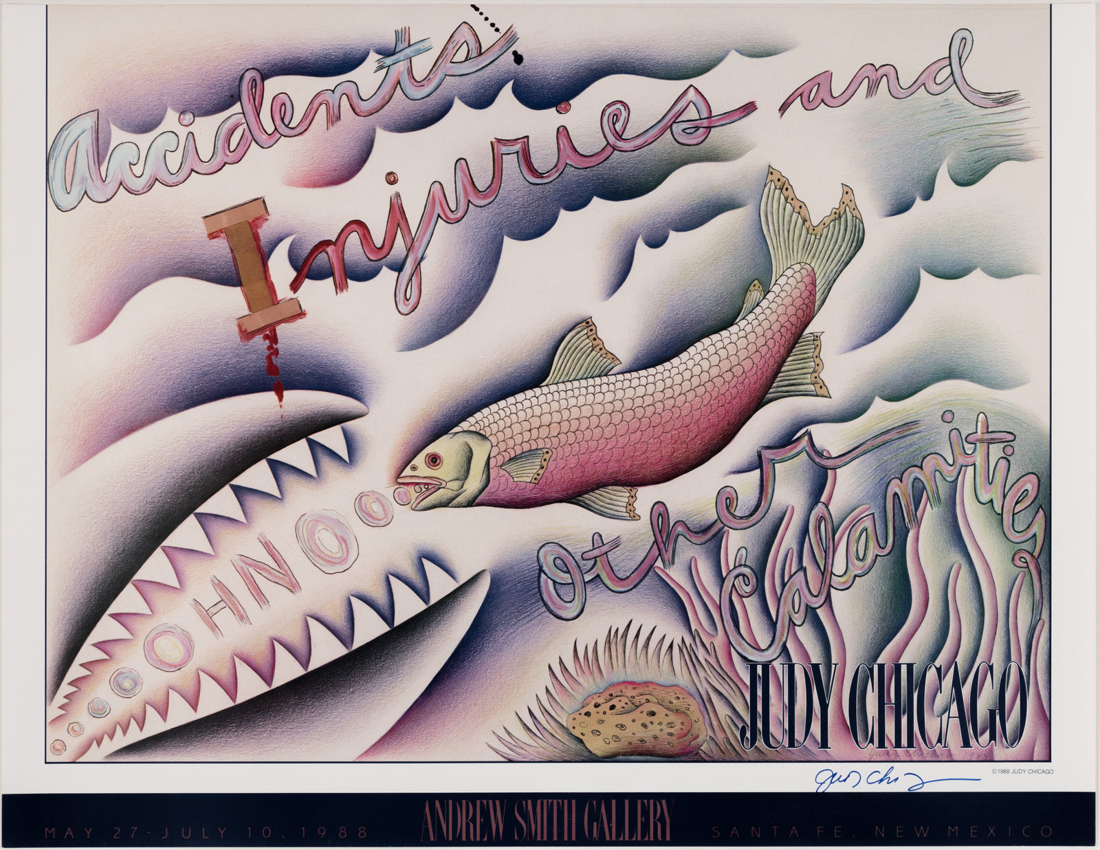 ジュディス ガイガー JUDITH  「Coris Fish」大作 JUDY CHICAGO 