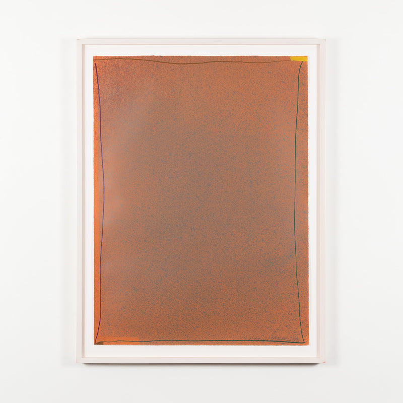 jules olitski graphic suite print multiple edition iconic colorfield color field painter orange 1970 framed