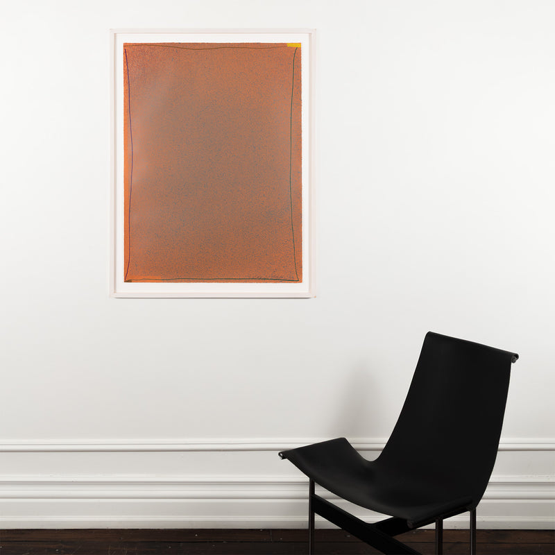 jules olitski graphic suite print multiple edition iconic colorfield color field painter orange 1970