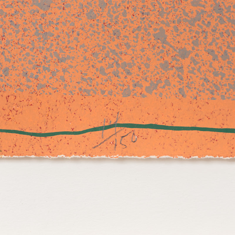 jules olitski graphic suite print multiple edition iconic colorfield color field painter orange 1970