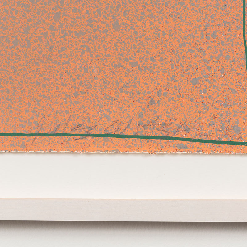 jules olitski graphic suite print multiple edition iconic colorfield color field painter orange 1970