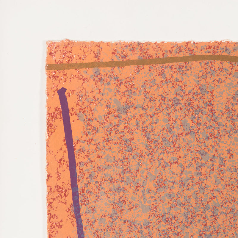 jules olitski graphic suite print multiple edition iconic colorfield color field painter orange 1970
