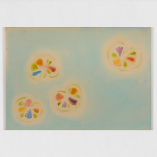 K.M. GRAHAM "AZURE 3 AND ONE" PAINTING, 1979