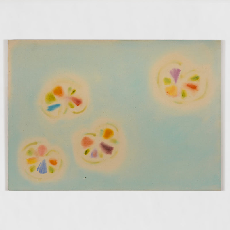 K.M. GRAHAM "AZURE 3 AND ONE" PAINTING, 1979