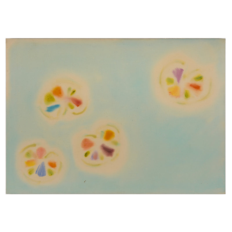 K.M. GRAHAM "AZURE 3 AND ONE" PAINTING, 1979