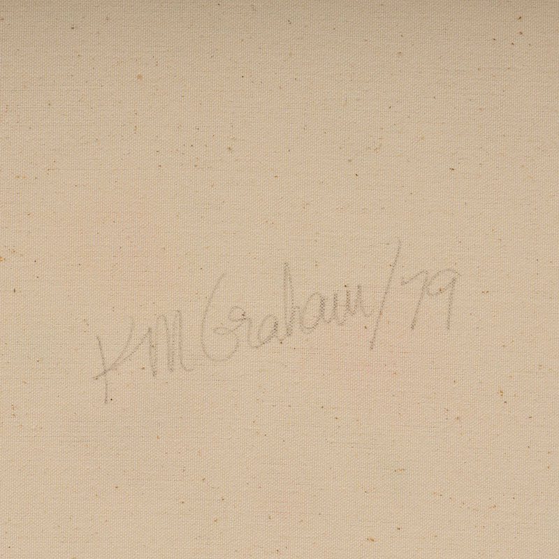 K.M. GRAHAM "AZURE 3 AND ONE" PAINTING, 1979