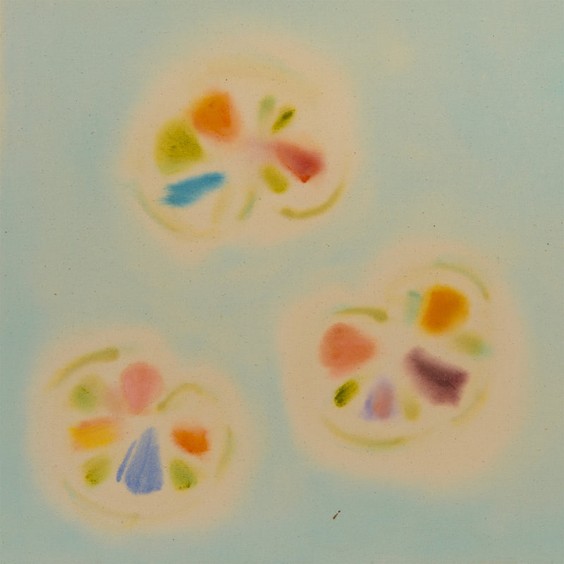 K.M. GRAHAM "AZURE 3 AND ONE" PAINTING, 1979