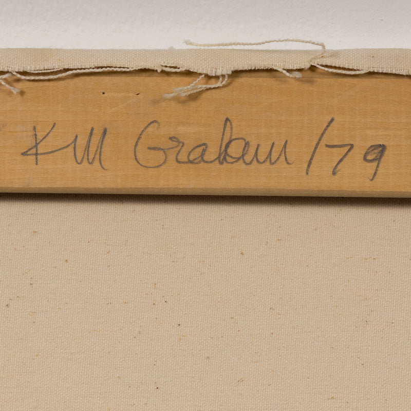 K.M. GRAHAM "AZURE 3 AND ONE" PAINTING, 1979