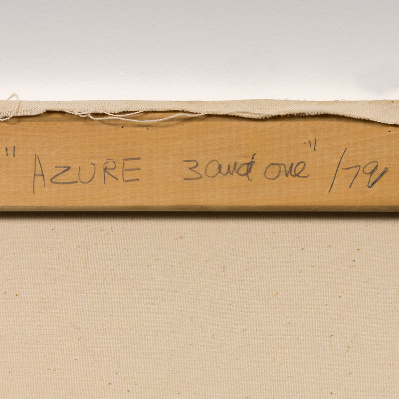 K.M. GRAHAM "AZURE 3 AND ONE" PAINTING, 1979