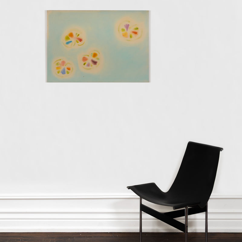 K.M. GRAHAM "AZURE 3 AND ONE" PAINTING, 1979