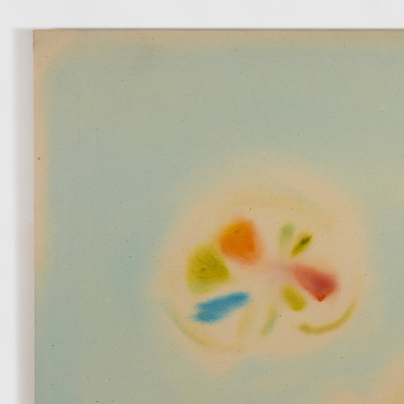 K.M. GRAHAM "AZURE 3 AND ONE" PAINTING, 1979