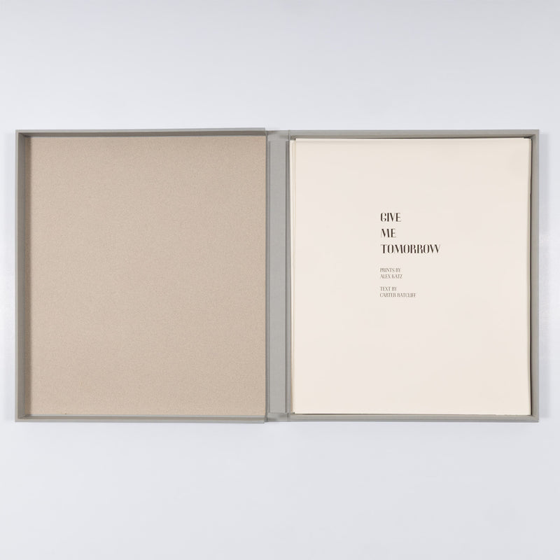 alex katz give me tomorrow portfolio prints carter ratcliff limited edition portraits and poems 1983 marlborough gallery inc iconic american artist printmaking full set