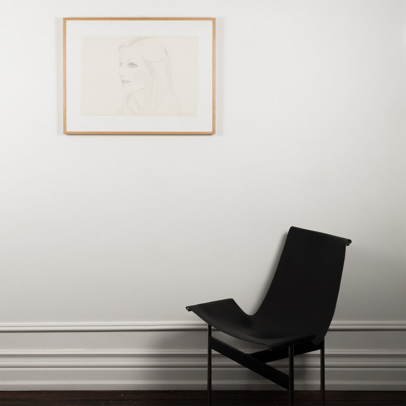 ALEX KATZ "FRANCES" DRAWING, 1977