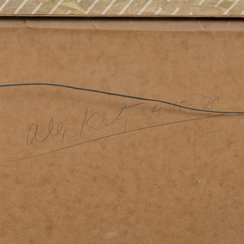 ALEX KATZ "FRANCES" DRAWING, 1977