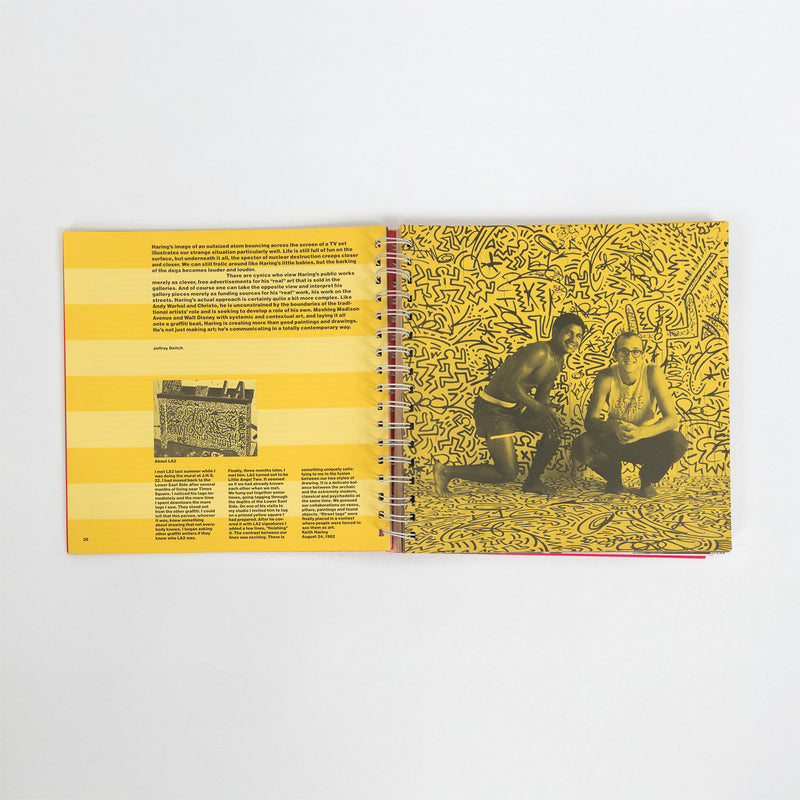 tony shafrazi gallery new york city nyc keith haring exhibition catalog catalogue original drawing graffiti artist american icon