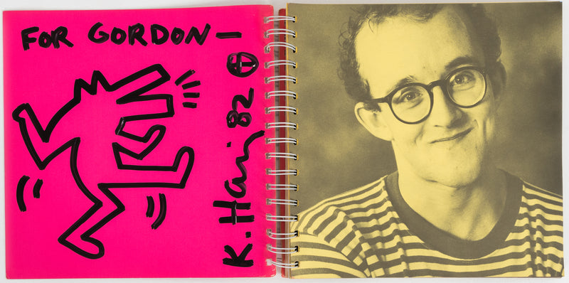 tony shafrazi gallery new york city nyc keith haring exhibition catalog catalogue original drawing graffiti artist american icon