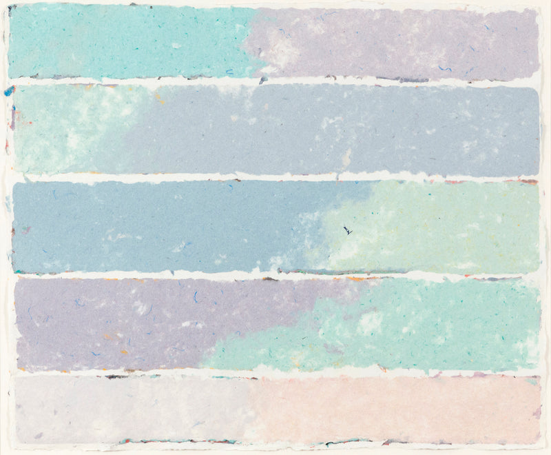 KENNETH NOLAND "BANDS" MONOPRINT, 1981