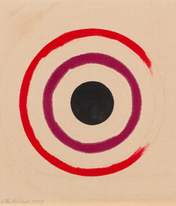 KENNETH NOLAND "PAINTED BOOK - BLACK", 1977