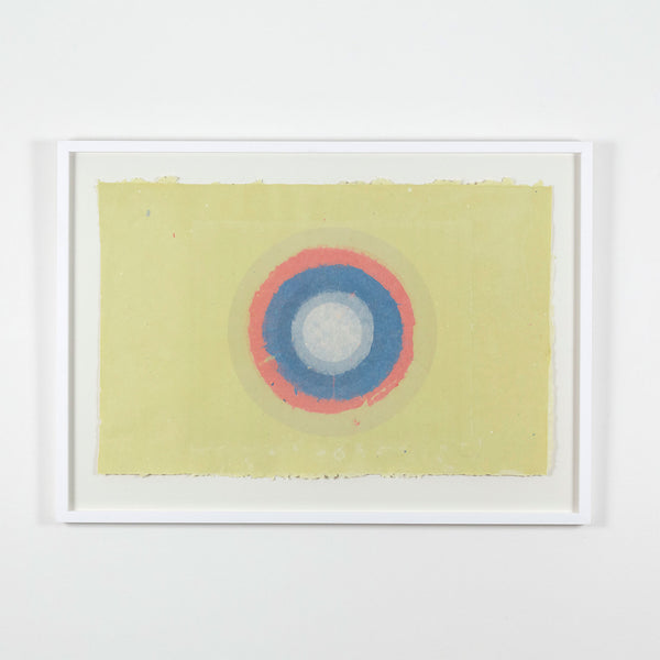 KENNETH NOLAND "CHARTREUSE CIRCLE II", 1978