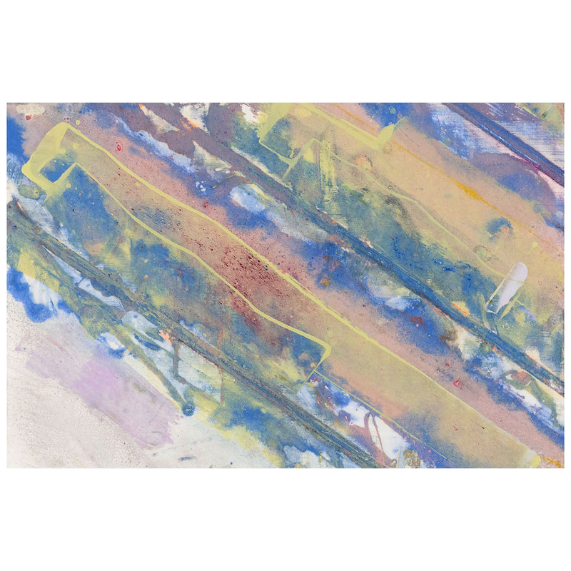 KENNETH NOLAND "STRIPES" MONOTYPE, 1983