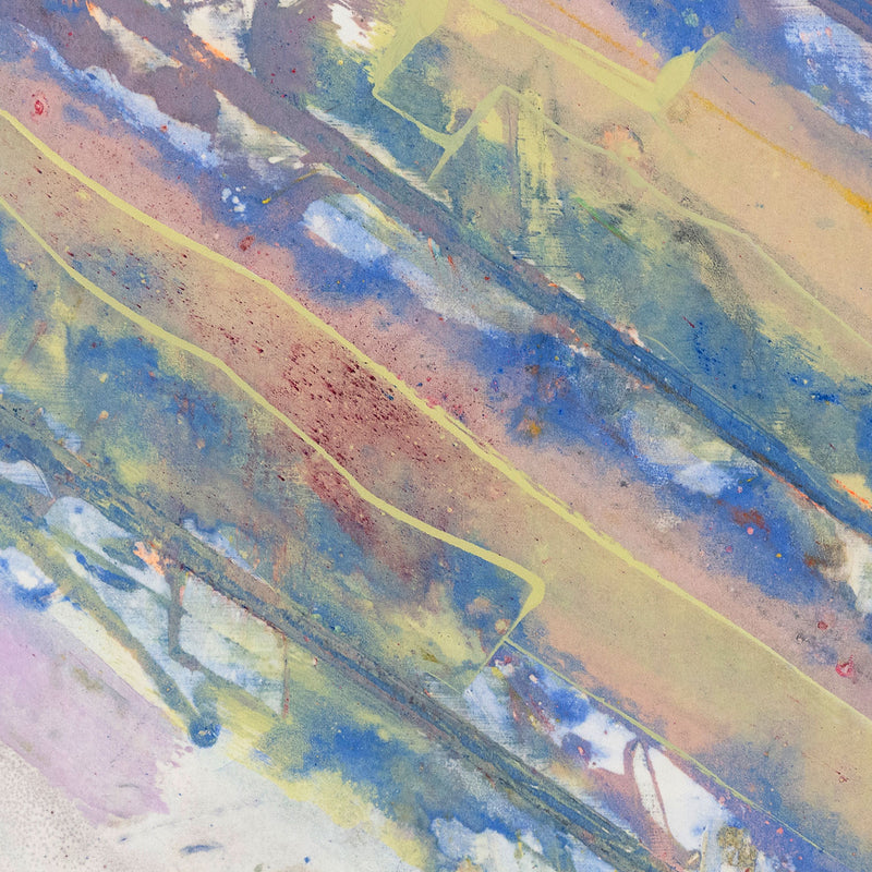 KENNETH NOLAND "STRIPES" MONOTYPE, 1983
