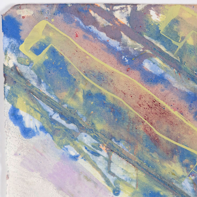 KENNETH NOLAND "STRIPES" MONOTYPE, 1983