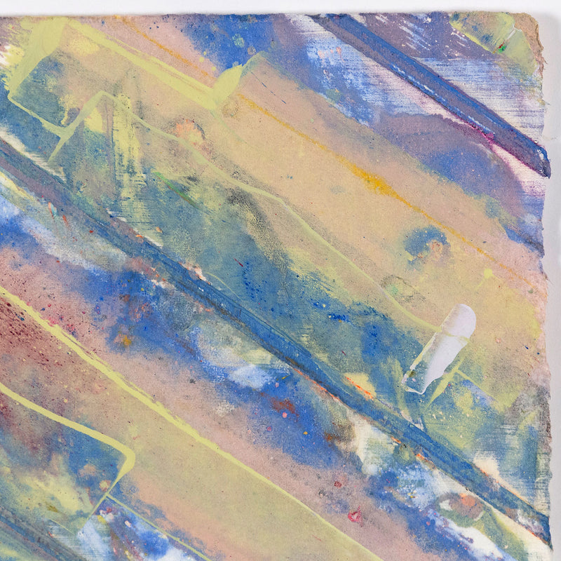 KENNETH NOLAND "STRIPES" MONOTYPE, 1983