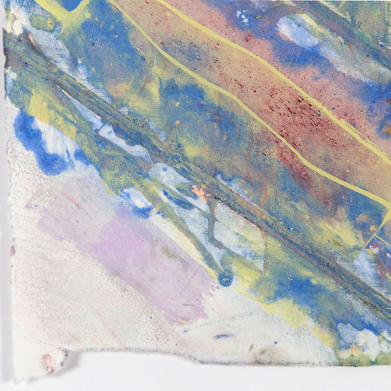 KENNETH NOLAND "STRIPES" MONOTYPE, 1983