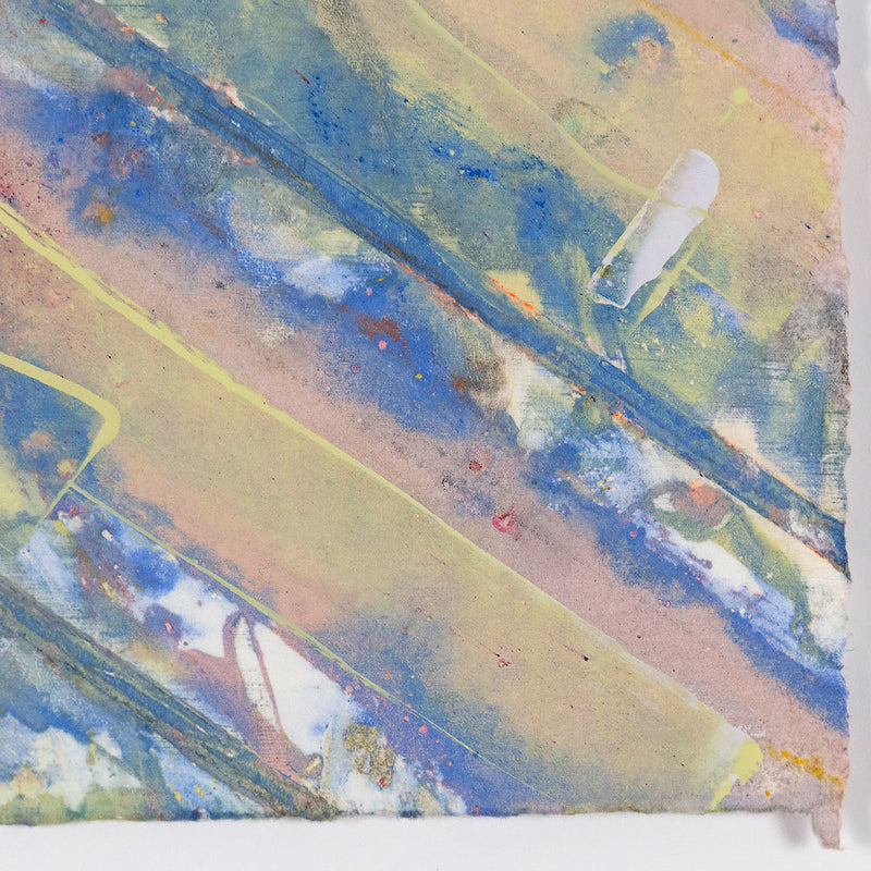 KENNETH NOLAND "STRIPES" MONOTYPE, 1983