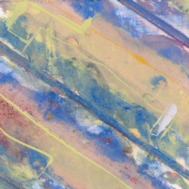KENNETH NOLAND "STRIPES" MONOTYPE, 1983