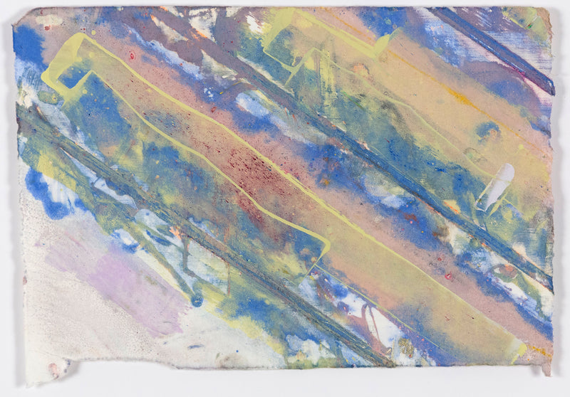 KENNETH NOLAND "STRIPES" MONOTYPE, 1983