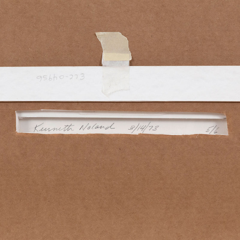 KENNETH NOLAND "STOCKHOLM" SCREENPRINT, 1973