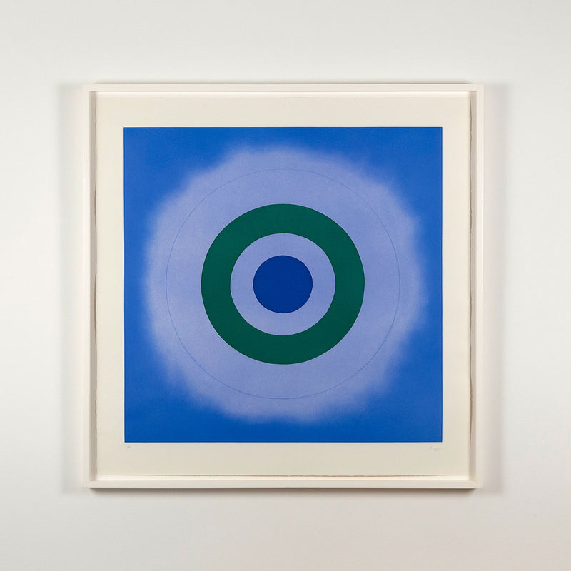 KENNETH NOLAND "SKY CIRCLE" AQUATINT, 2009