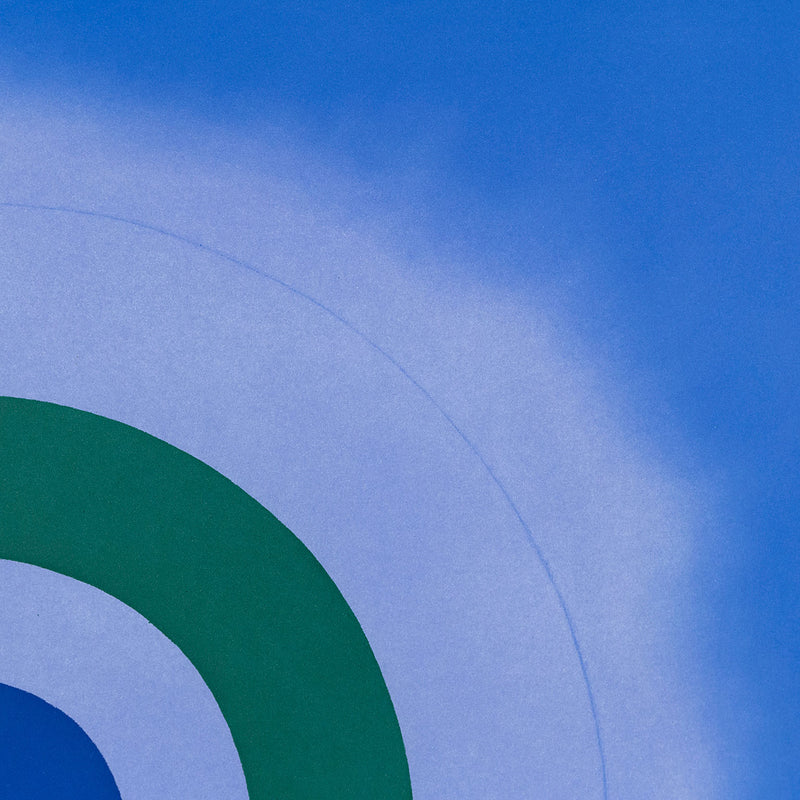 KENNETH NOLAND "SKY CIRCLE" AQUATINT, 2009