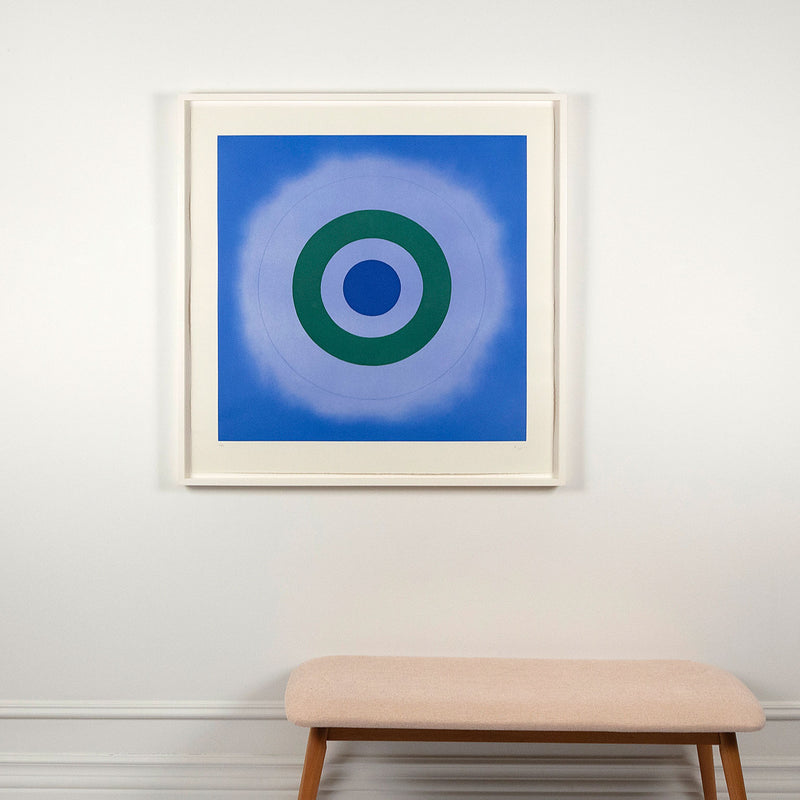 KENNETH NOLAND "SKY CIRCLE" AQUATINT, 2009