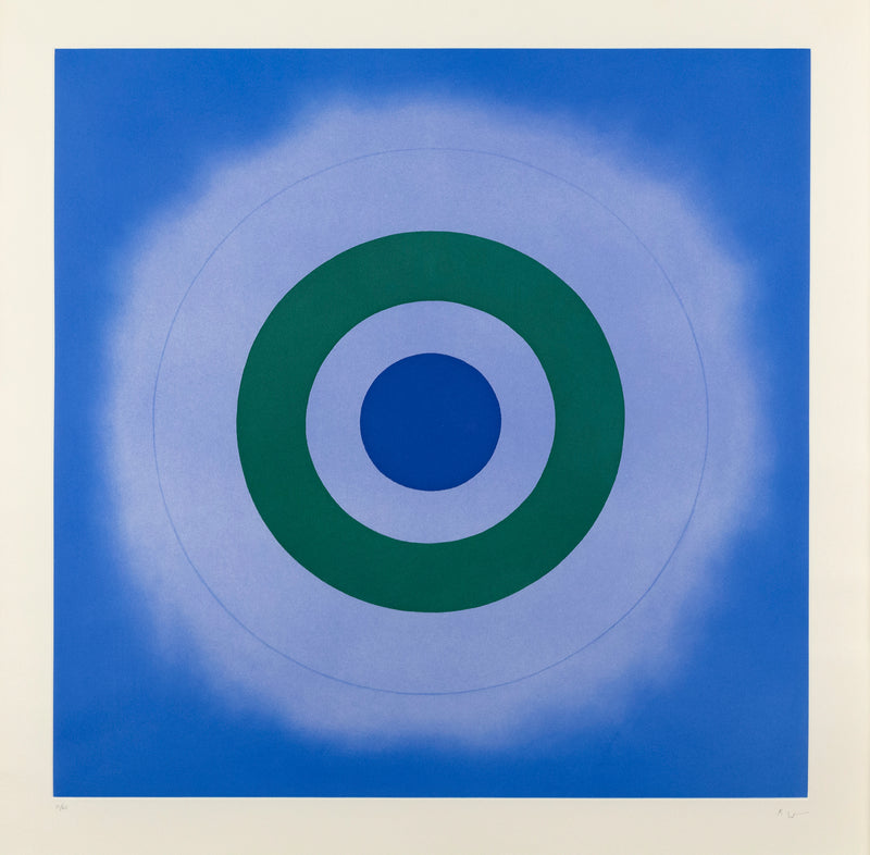 KENNETH NOLAND "SKY CIRCLE" AQUATINT, 2009