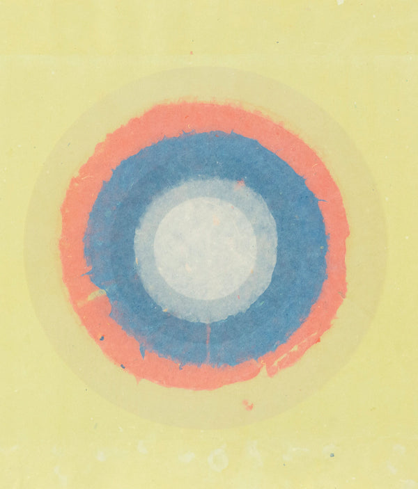 KENNETH NOLAND "CHARTREUSE CIRCLE II", 1978