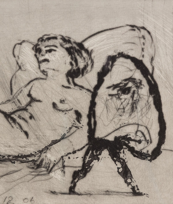 WILLIAM KENTRIDGE “NOSE #1" ETCHING, 2007