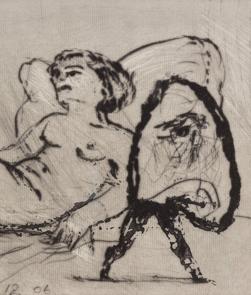 WILLIAM KENTRIDGE “NOSE #1" ETCHING, 2007