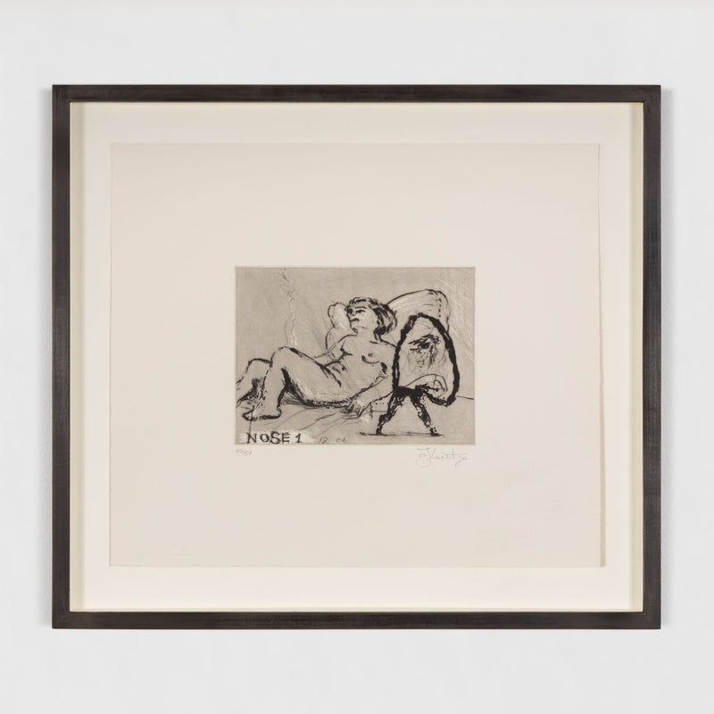 WILLIAM KENTRIDGE “NOSE #1" ETCHING, 2007