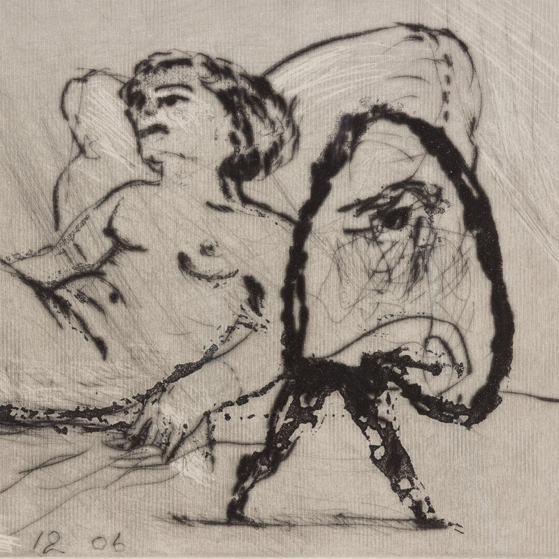 WILLIAM KENTRIDGE “NOSE #1" ETCHING, 2007