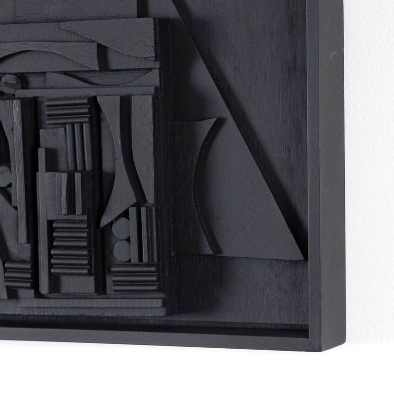 Louise Nevelson "American Book Award" Painted wood multiple. 1980.
