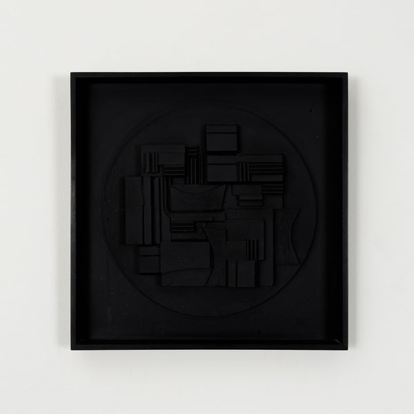 Louise Nevelson iconic american artist canadian feminist artwork sculpture mystical black and white wooden multiple pace gallery full moon sphere geometry architecture