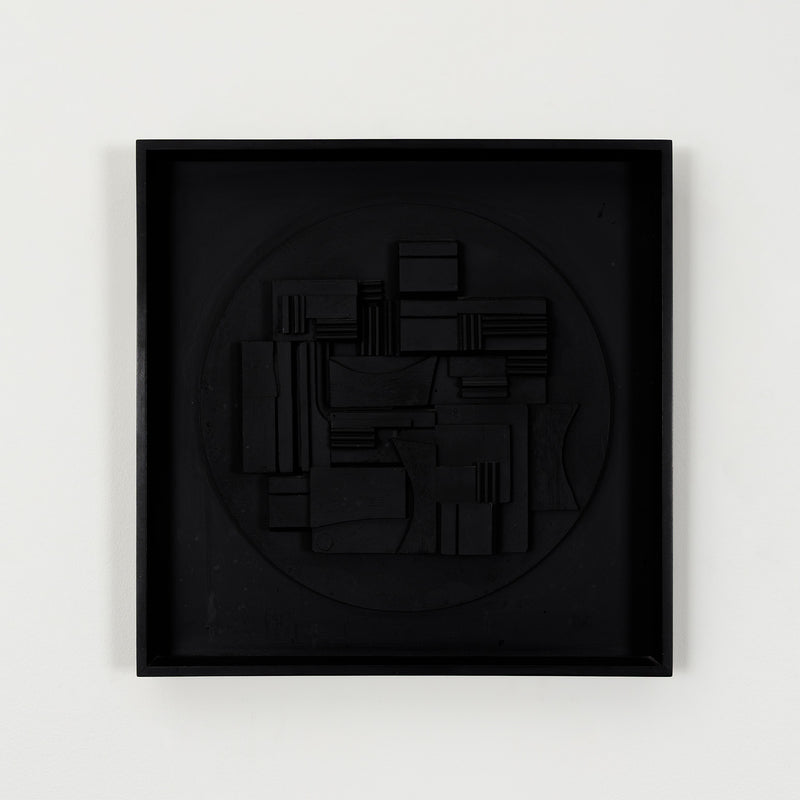 Louise Nevelson iconic american artist canadian feminist artwork sculpture mystical black and white wooden multiple pace gallery full moon sphere geometry architecture
