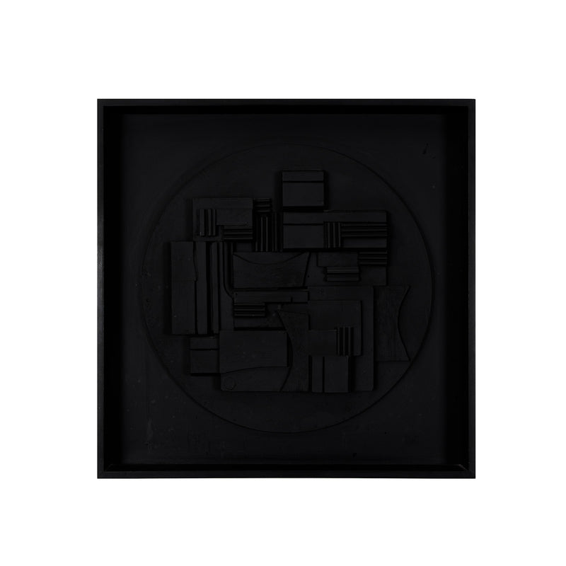 Louise Nevelson iconic american artist canadian feminist artwork sculpture mystical black and white wooden multiple pace gallery full moon sphere geometry architecture